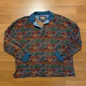 Polo Ralph Lauren Chaps Vintage Floral Shirt